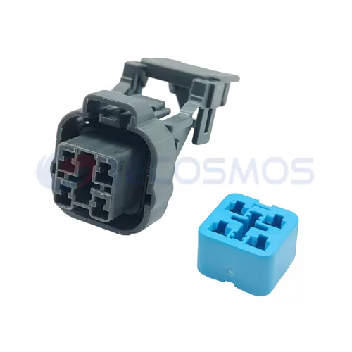 Waterproof Copper Contact ABS Housing Wire Harness Electronic Fuel Pump Plug for Car 4-Pin Female 6189-6887 - image 3